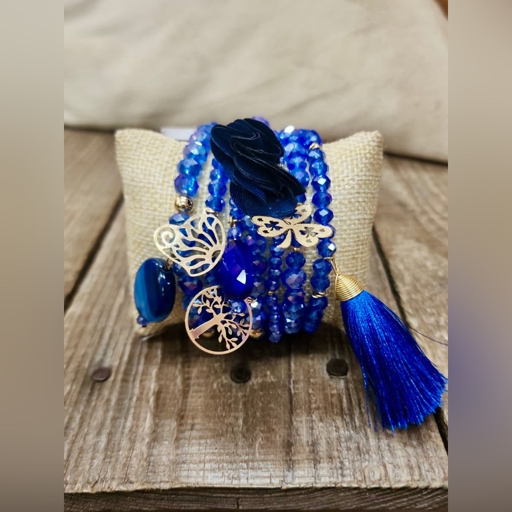 Semanario Crystal Bracelet 7pc Set